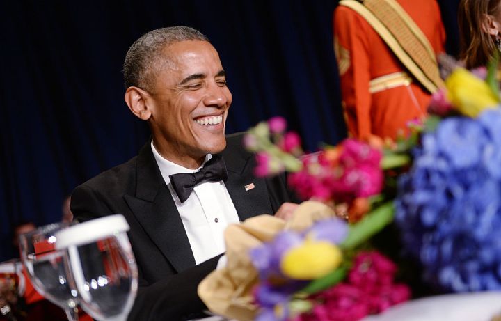 President Obama and First Lady attend the Annual White House Correspondents' Association Dinner - DC