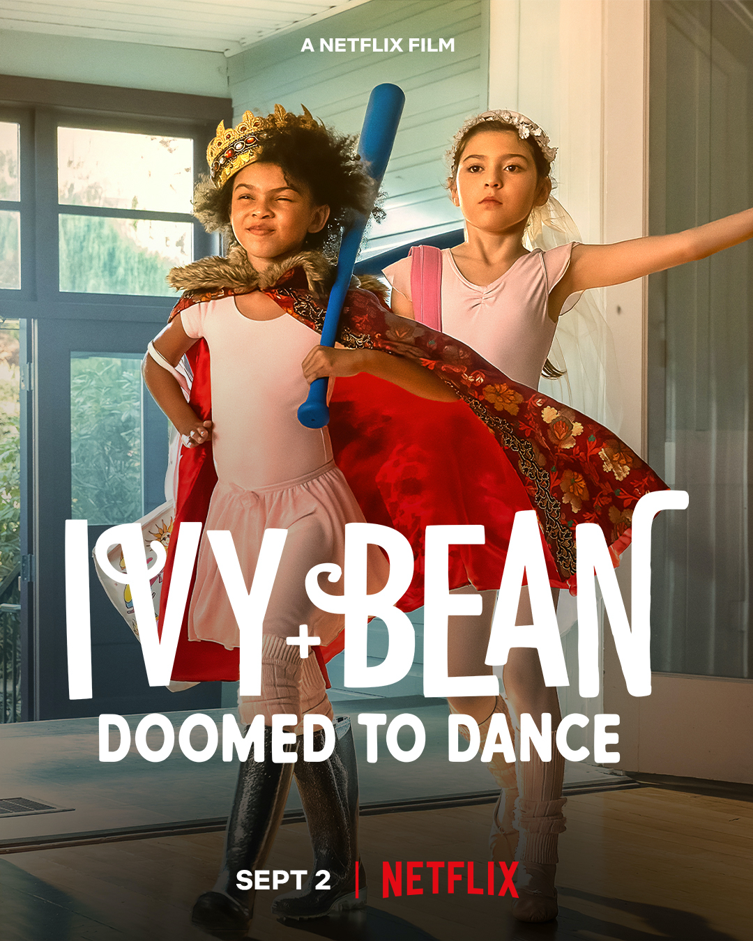 Ivy + Bean: The Ghost That Had To Go and Ivy + Bean: Doomed To Dance key art and production stills