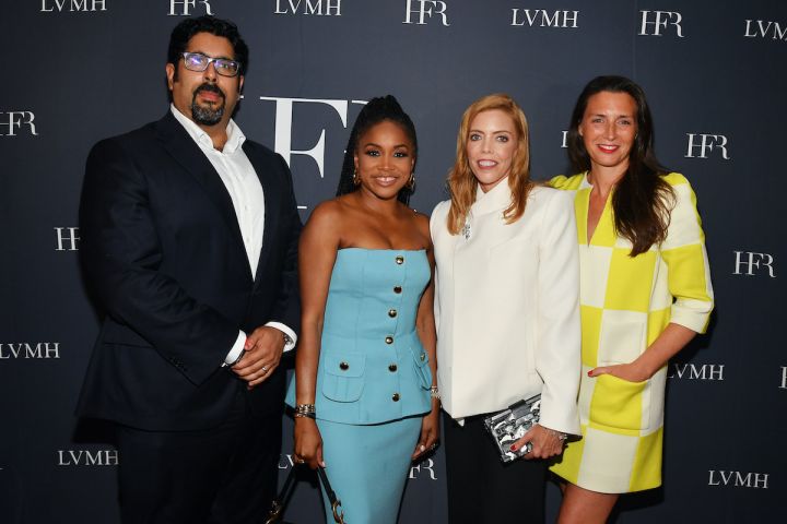 Anish Melwani (LVMH), Jasmin Allen (Hennessy), Lanessa Elrold (Louis Vuitton), Anne-Sophie Stock (Moet & Chandon)at Harlem’s Fashion Row Fashion Show celebrating their 15th Anniversary in partnership with LVMH Moët Hennessy Louis Vuitton.