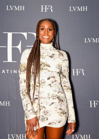 Issa Rae at Harlem’s Fashion Row Fashion Show celebrating their 15th Anniversary in partnership with LVMH Moët Hennessy Louis Vuitton.