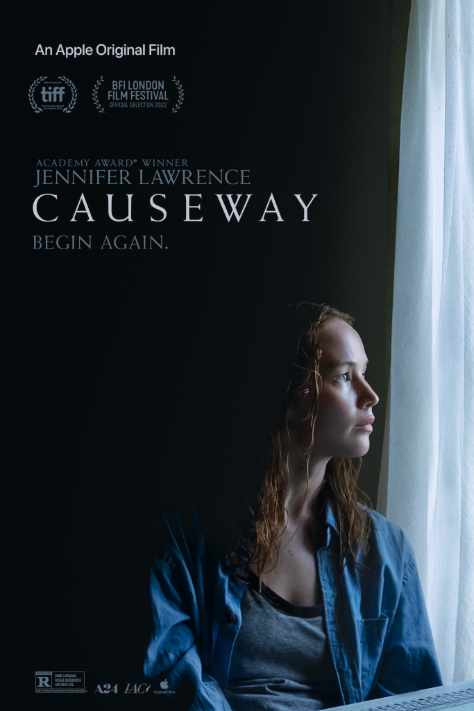 Causeway stars Jennifer Lawrence and Brian Tyree Henry
