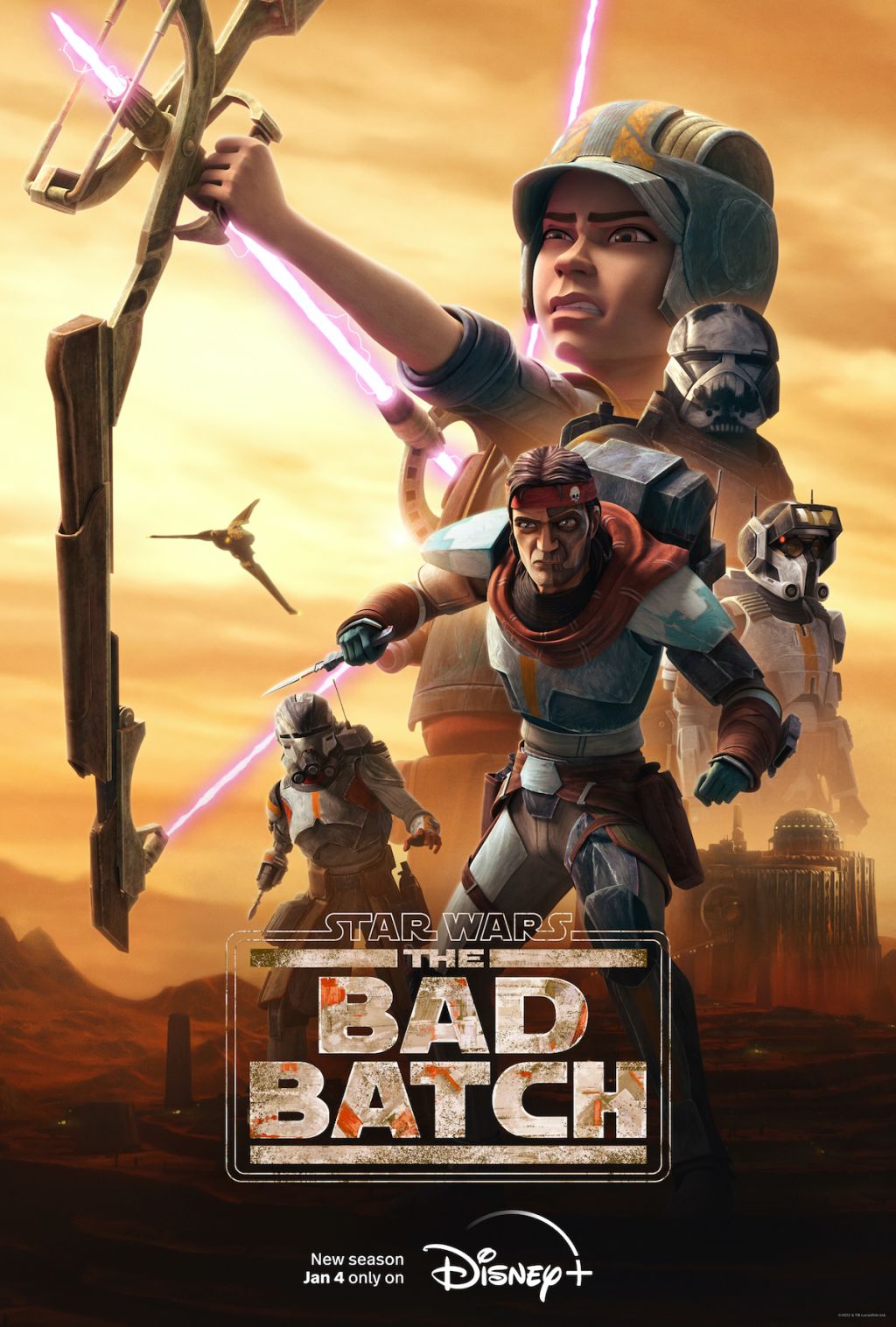 STAR WARS: THE BAD BATCH key art and still images