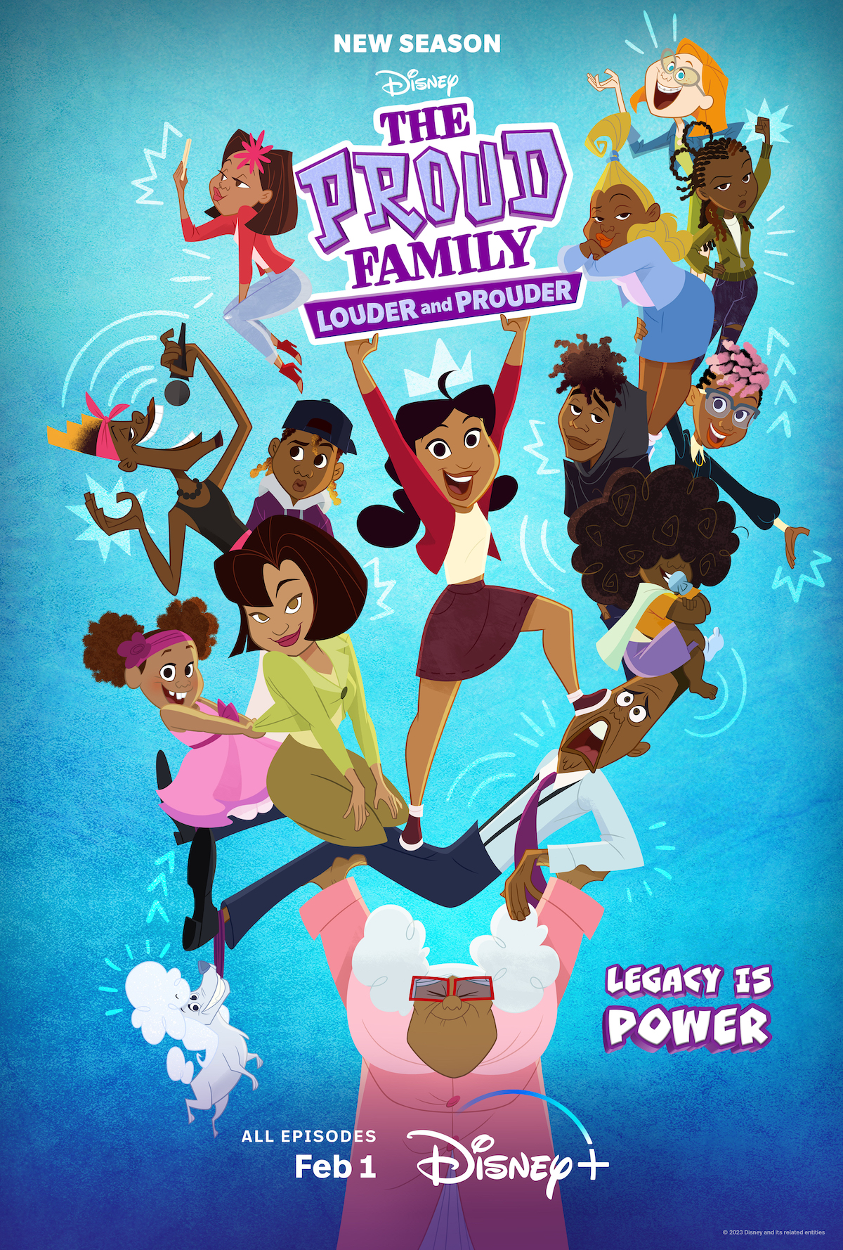 The Proud Family: Louder and Prouder Key Art