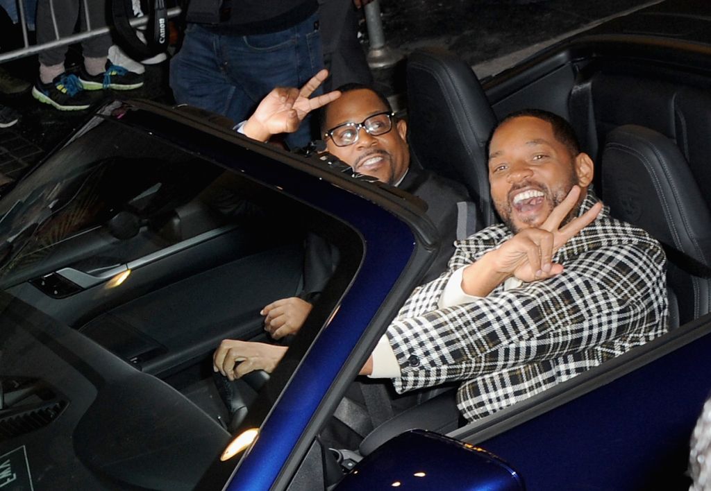 HOLLYWOOD, CA - JANUARY 14: Will Smith and Martin Lawrence arrive for the Premiere Of Columbia Pictures' "Bad Boys For Life" held at TCL Chinese Theatre on January 14, 2020 in Hollywood, California. (Photo by Albert L. Ortega/Getty Images) 