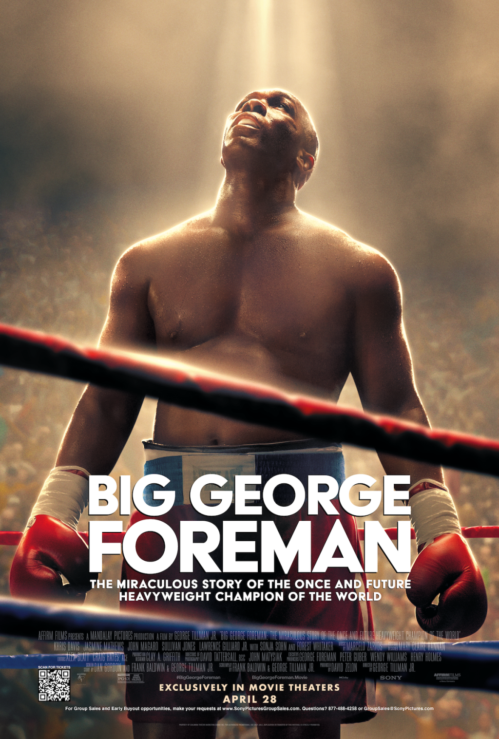 Big George Foreman poster and stills