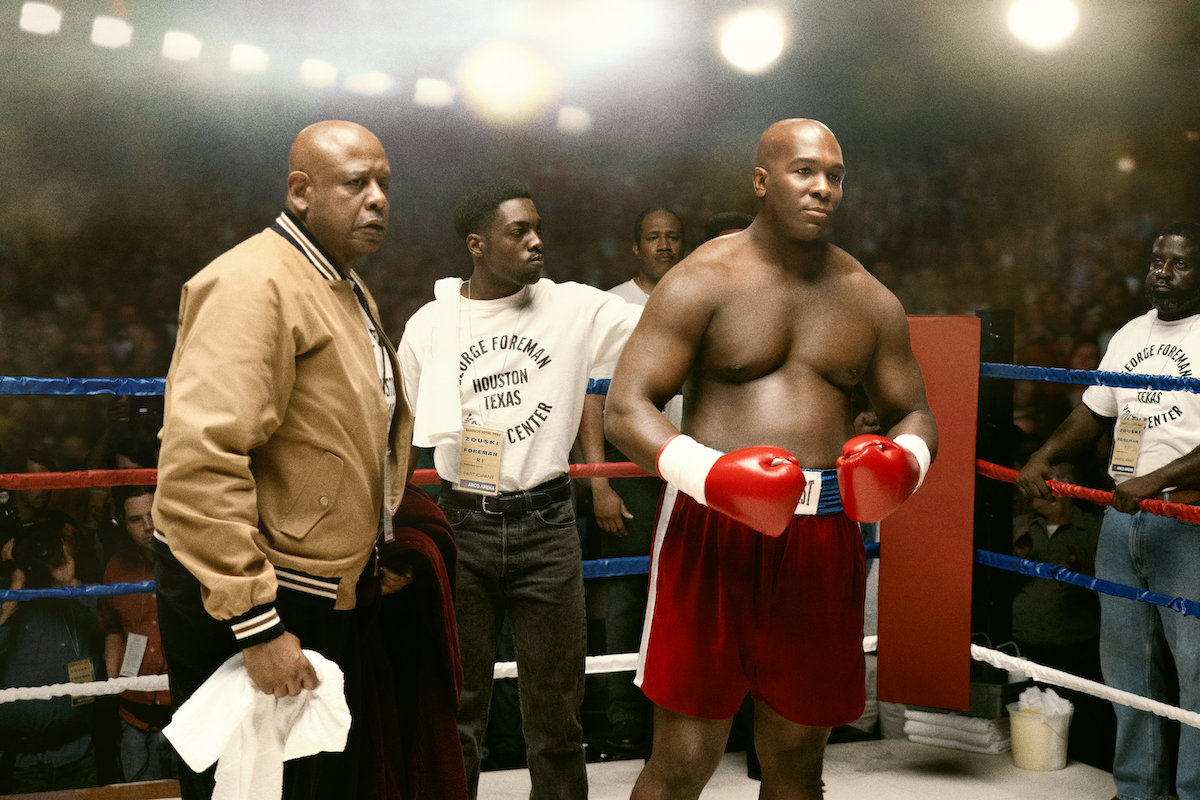 Big George Foreman poster and stills