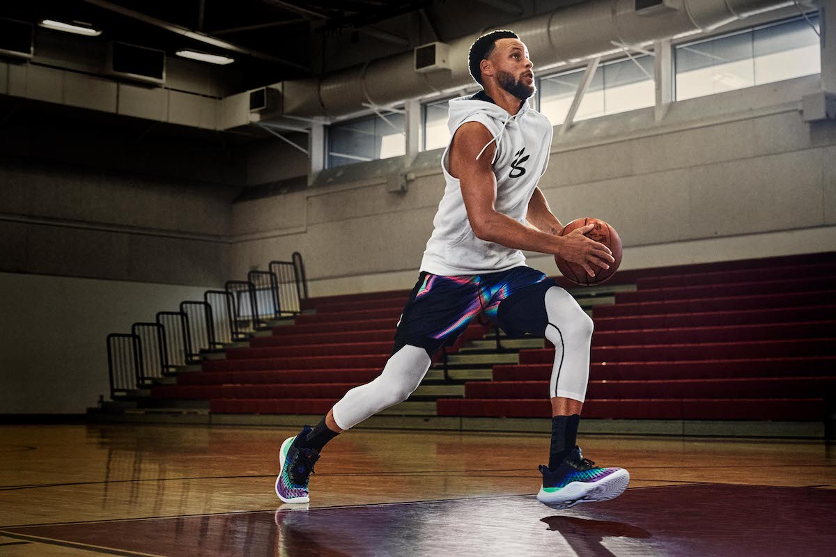 Stephen Curry and the Under Armour Curry Flow 10