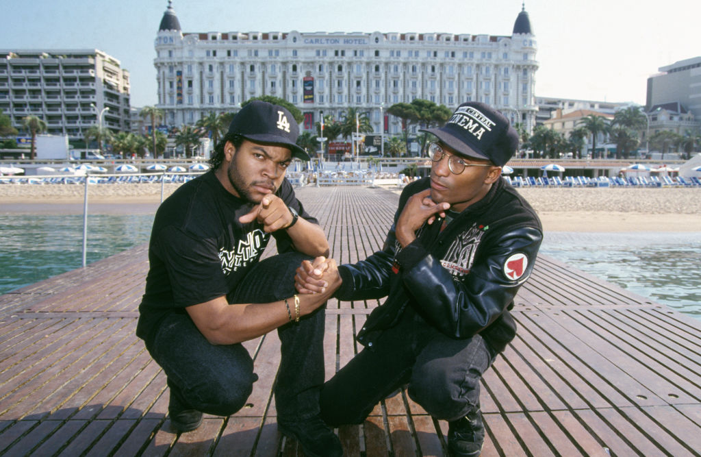 Ice Cube et John Singleton à Cannes