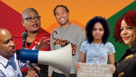 Today's Freedom Fighters collage featuring David Johns, Mari Copeny, Melanie Campbell, Nikkole Hannah-Jones and James Rucker