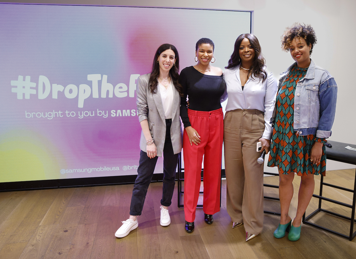 Samsung Galaxy and Brit + Co #DroptheFilter Panel