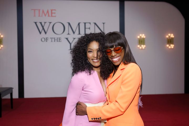Angela Bassett Being Embraced With Love