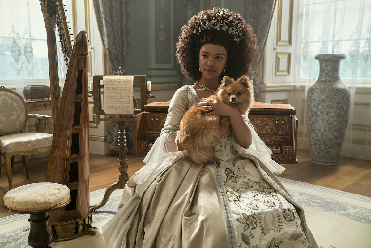 Production stills from Queen Charlotte: A Bridgerton Story