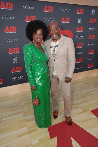 Viola Davis and Julius Tennon attend the AIR : Courting A Legend Premiere