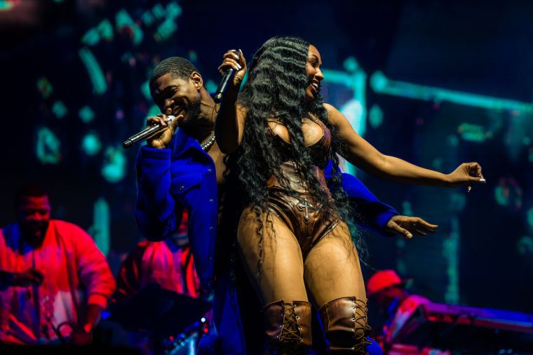 Usher & City Girls Performing Live