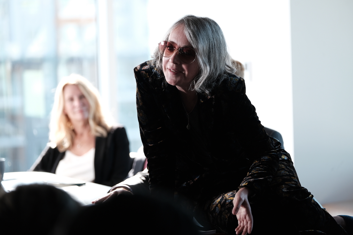 Jane Adams production still from Season 1 Episode 1 of The Idol on HBO
