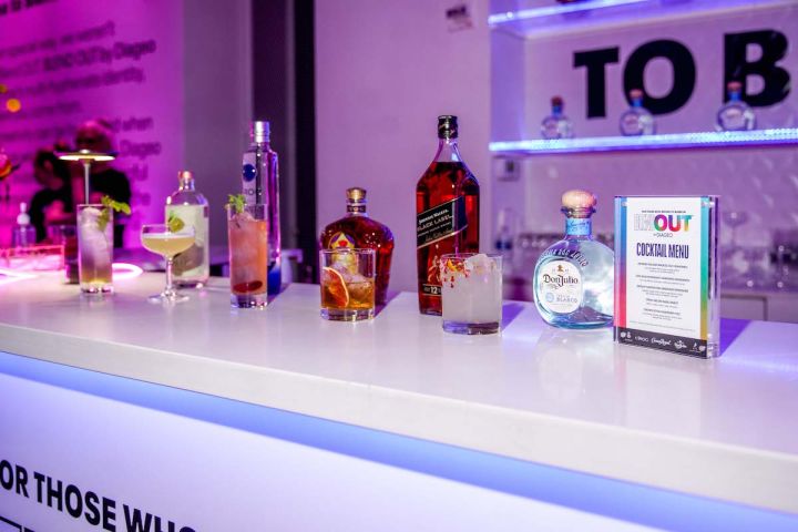 BLEND OUT by DIAGEO panel and celebrations