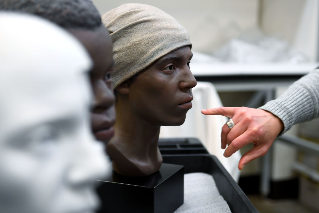 Facial reconstruction of enslaved African Americans at Catoctin Furnance