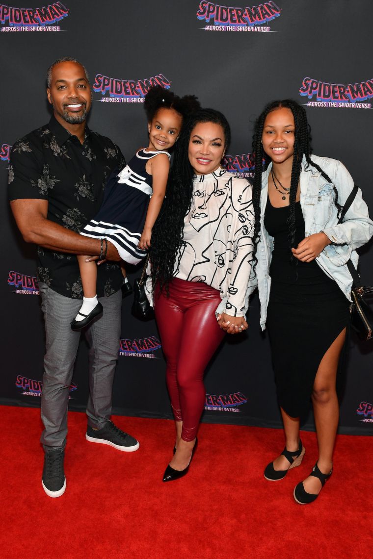 DJ Mike Jackson, Egypt Sherrod & Their Children Harper & Kendall Jackson