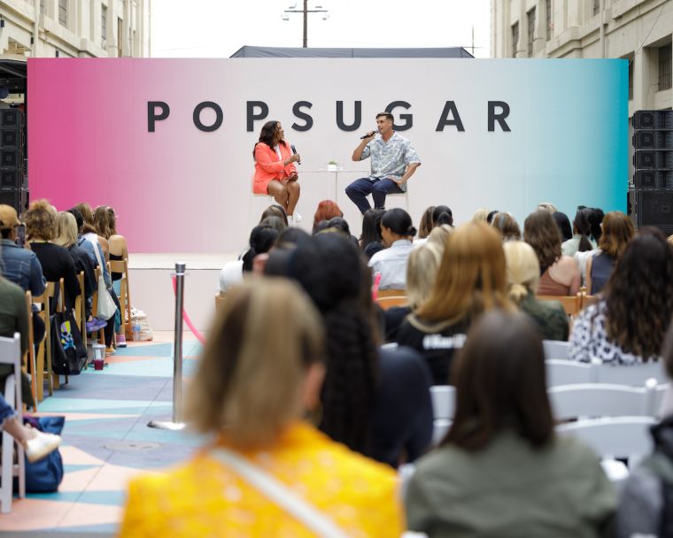 Peloton's Cody Rigsby Chatting On Stage