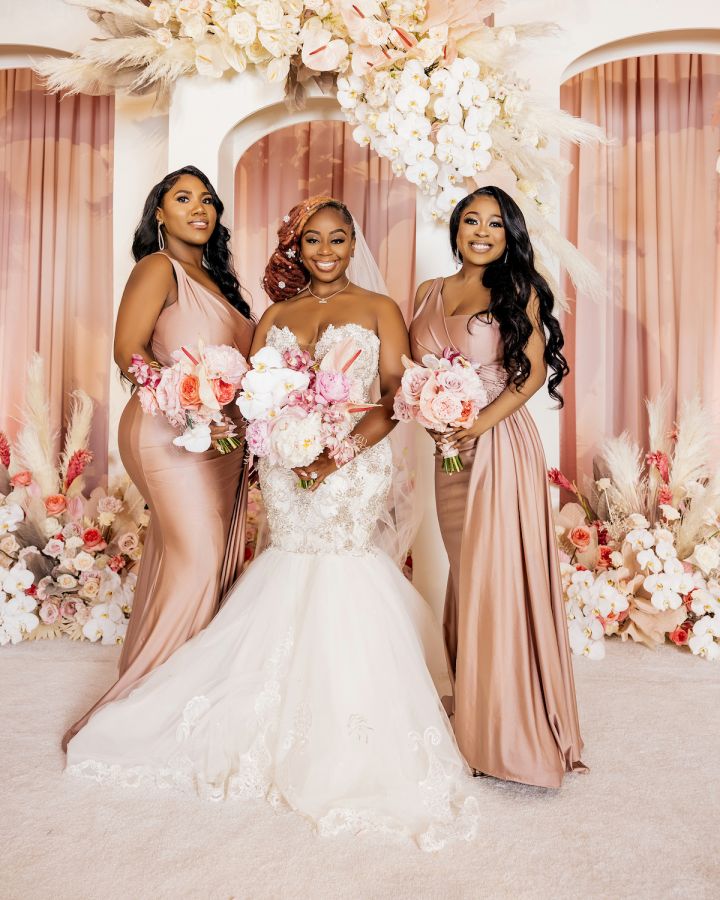 Pinky Cole and Derrick Hayes Wedding