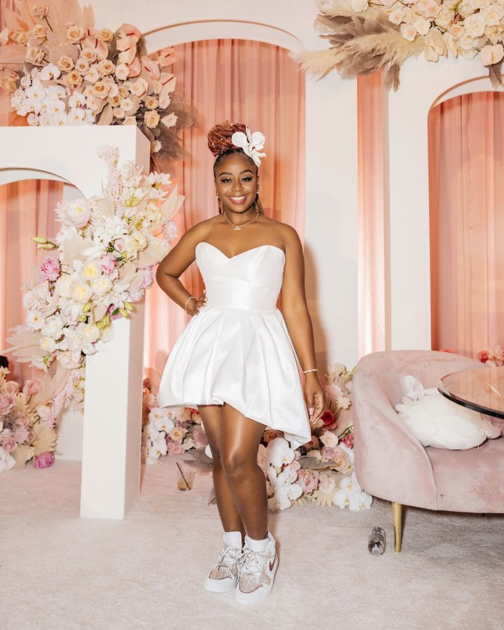 Pinky Cole and Derrick Hayes Wedding