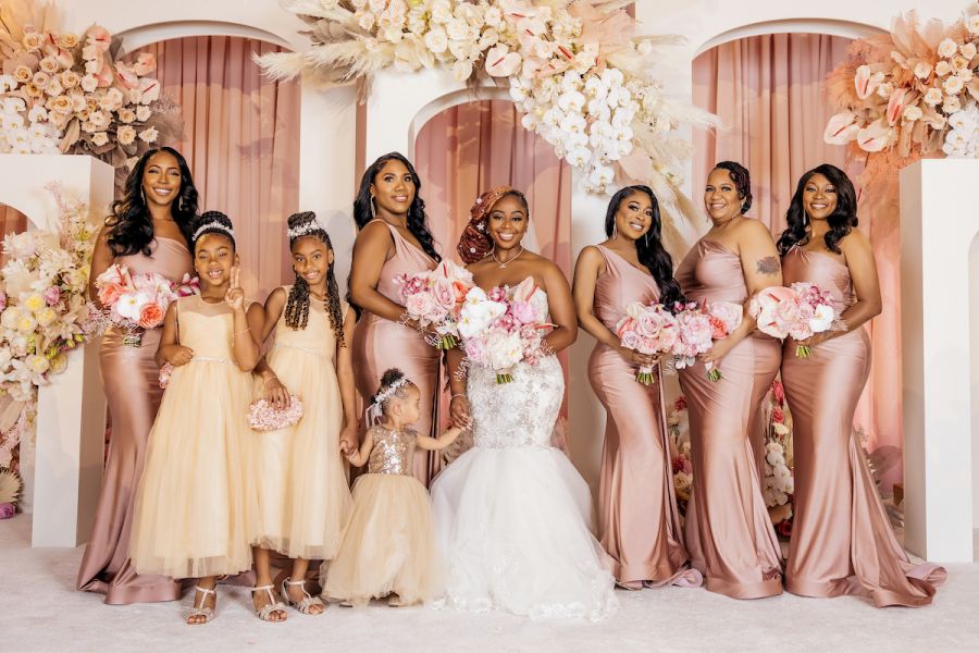 Pinky Cole and Derrick Hayes Wedding