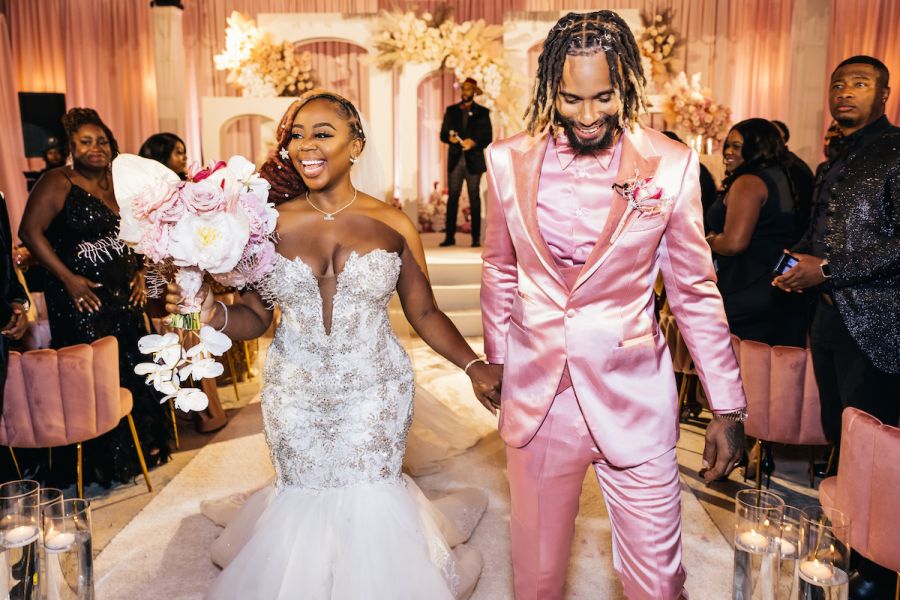 Pinky Cole and Derrick Hayes Wedding