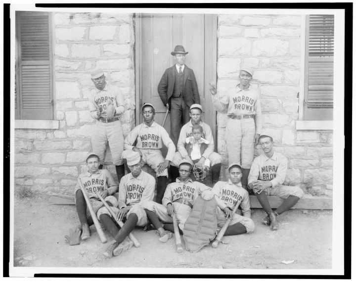 Black baseball players from Morris Brown College
