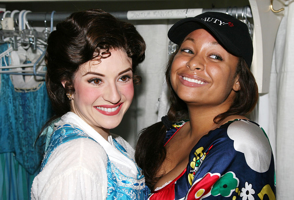 Raven-Symone Visits the Set of Beauty and the Beast on Broadway - July 6, 2007