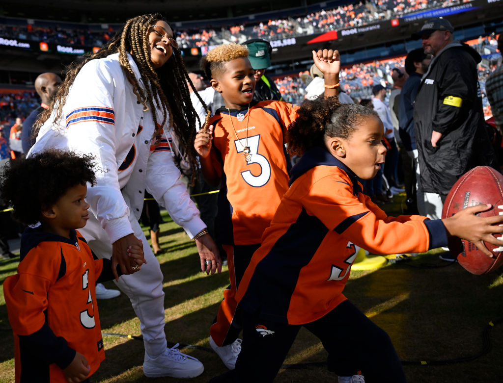 Denver Broncos take on Los Angeles Chargers during their last game of the season