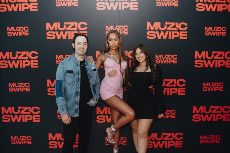 Lakeyah With MuzicSwipe's COO & CEO