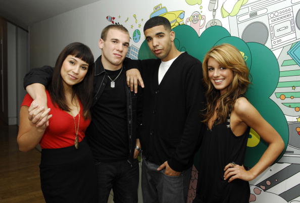 Cast Of DeGrassi High And Bubba Sparxxx Visit MTV's "TRL" - October 2, 2007