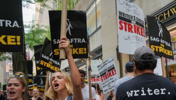 Screen and Television Actors rally in New York City