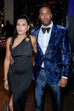 Sheree Hovsepian and Rashid Johnson attend the REFORM Alliance Casino Night event