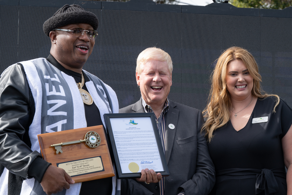 E-40 Receives Keys To Vallejo