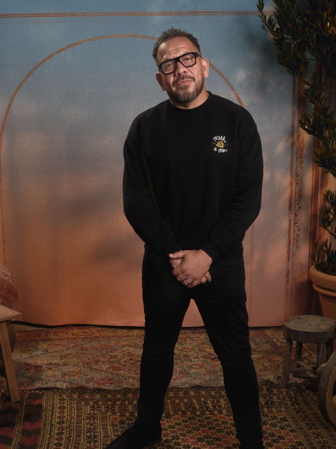 Elliott Wilson at The Book Of Clarence Portrait Studio Portrait Studio at the Los Angeles Premiere at the Academy Museum of Motion Pictures
