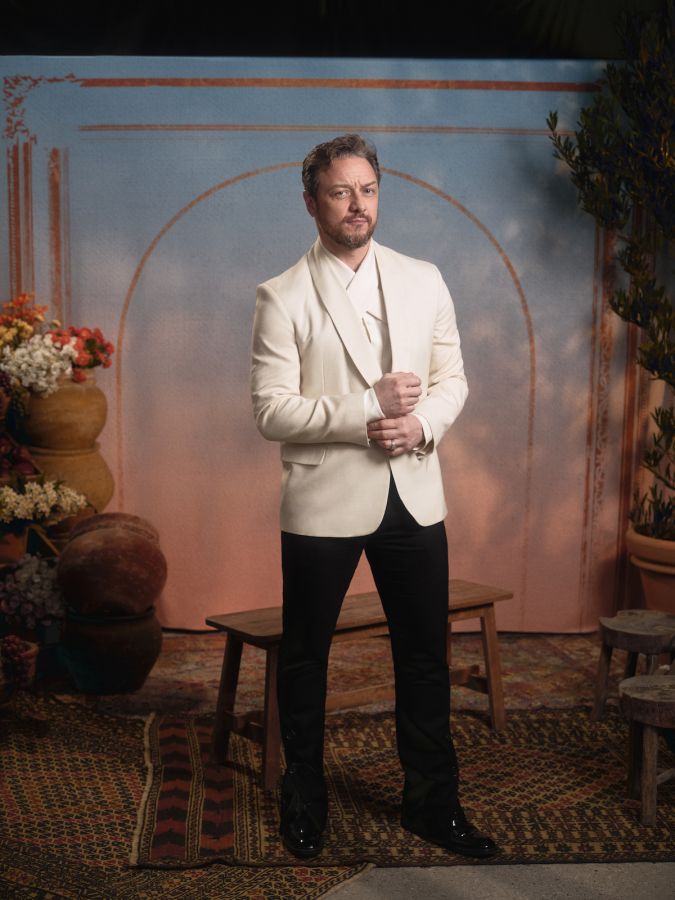 James McAvoy at The Book Of Clarence Portrait Studio Portrait Studio at the Los Angeles Premiere at the Academy Museum of Motion Pictures