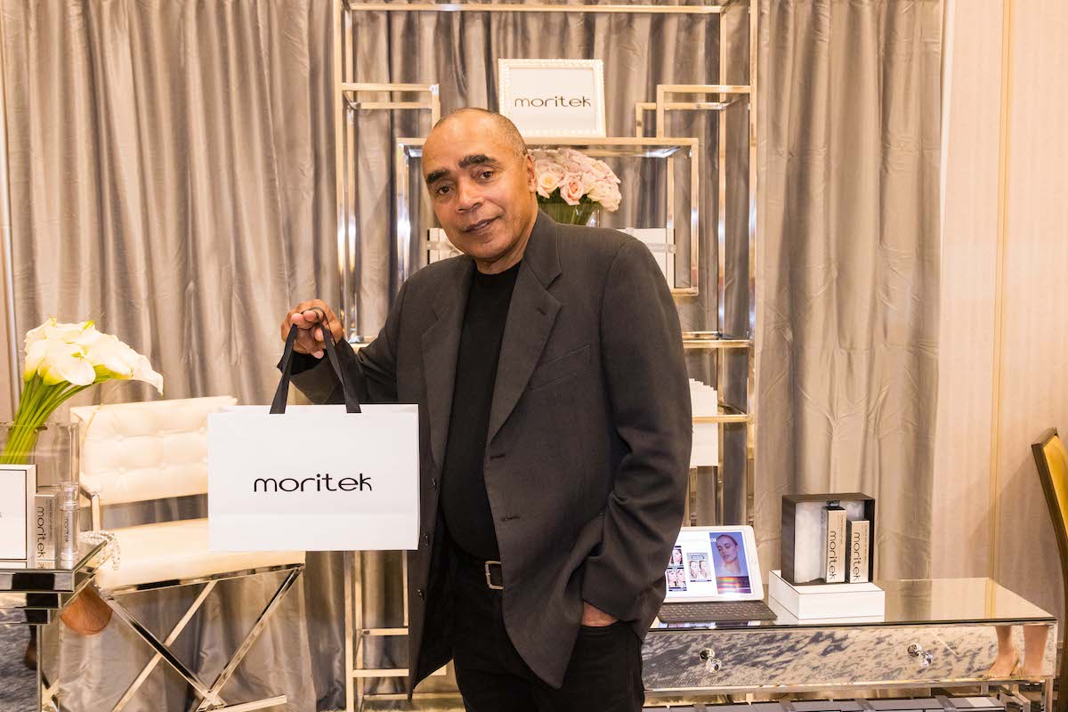 Tom Wright visits the Backstage Creations Gifting Suite benefitting the Television Academy Foundation for the 75th Emmy Awards