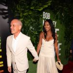 Brian Robbins and Tracy Robbins attend the Premiere of “Bob Marley: One Love” at the Carib 5 Theatre on January 23, 2024