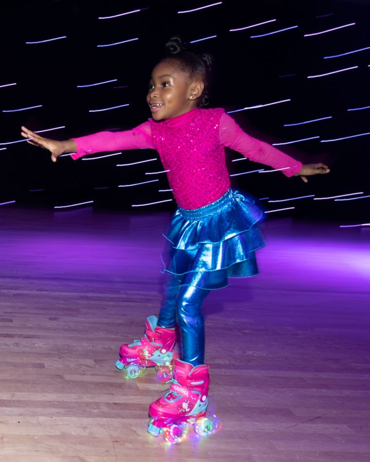 Soaring Across The Rink