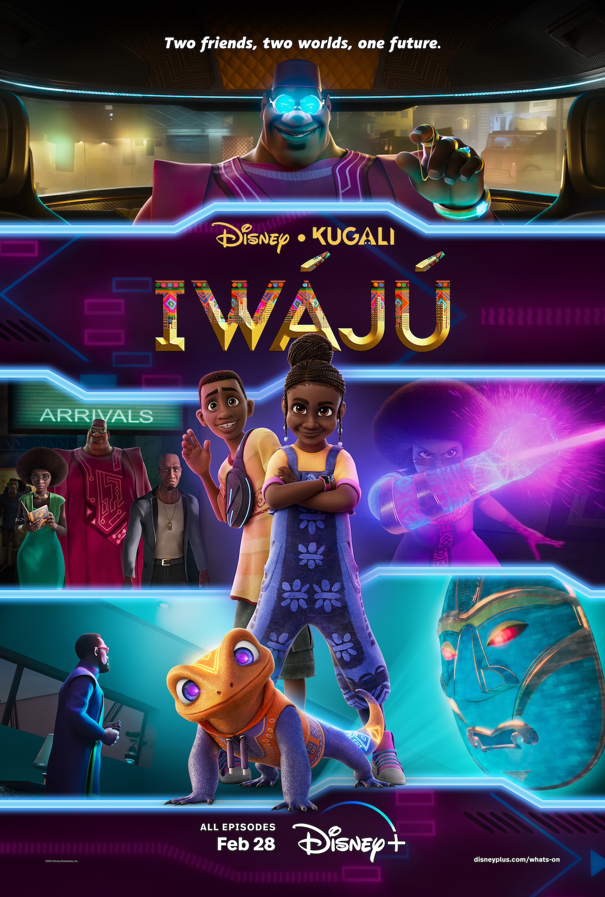 Disney and Kugali's "Iwájú" Poster