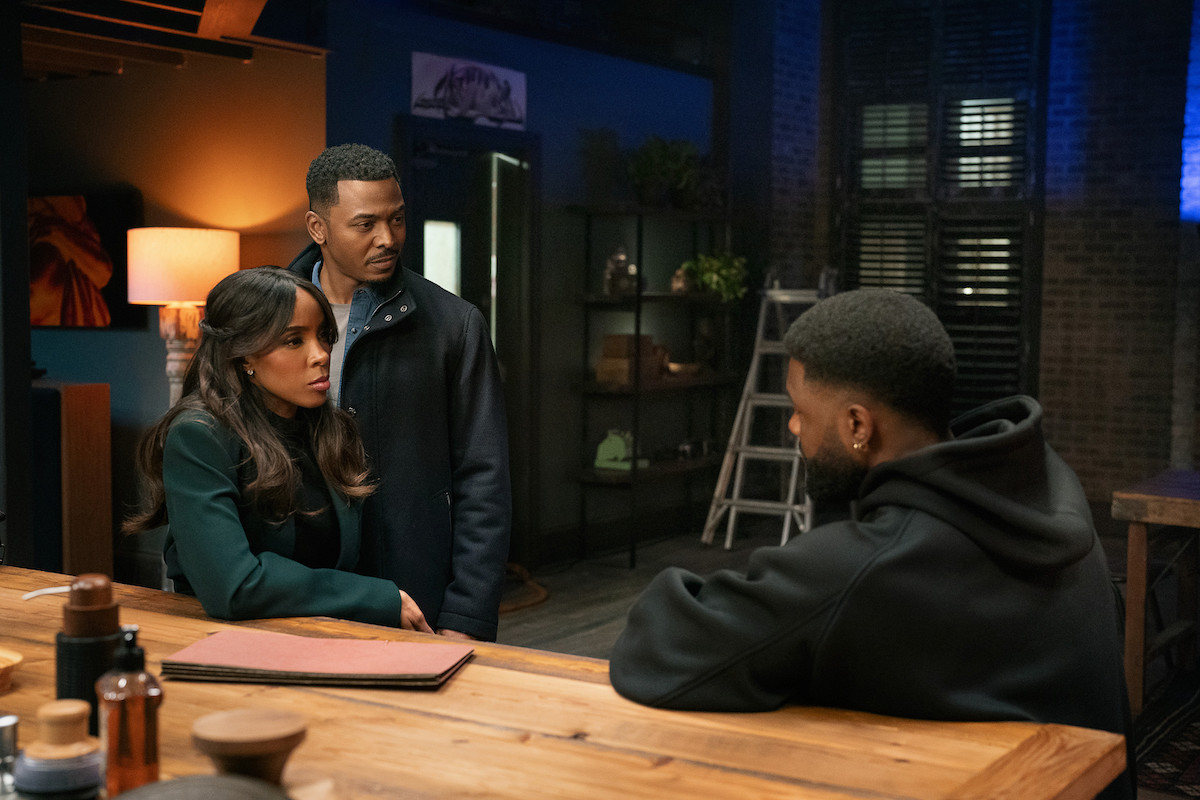 RonReaco Lee, Kelly Rowland, Trevante Rhodes Mea Culpa production stills