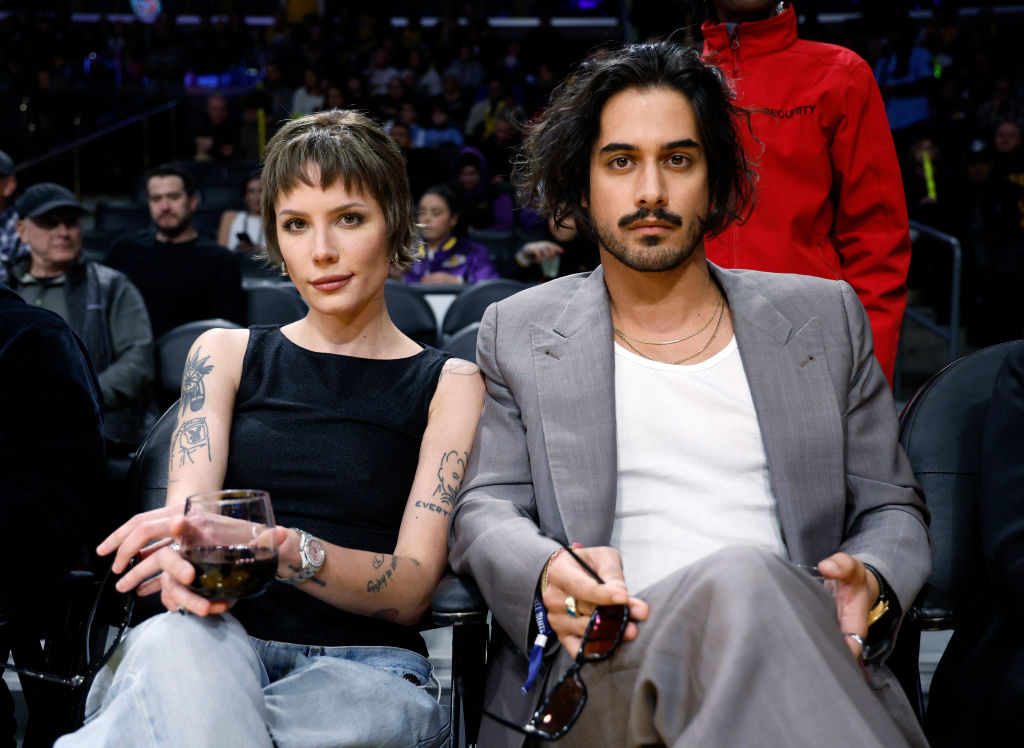Celebrities At The Los Angeles Lakers Game