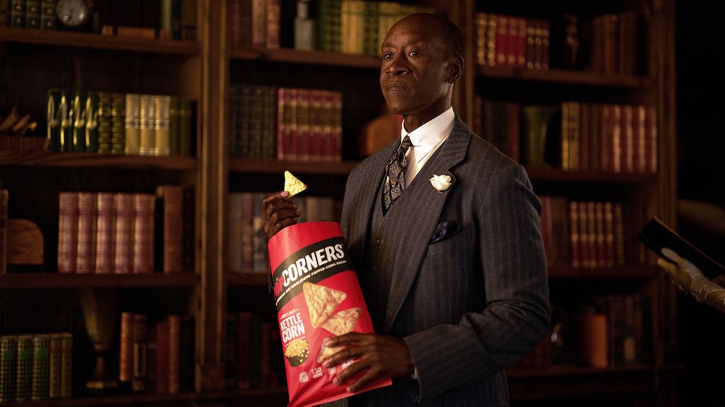 Don Cheadle PopCorners Commercial Stills