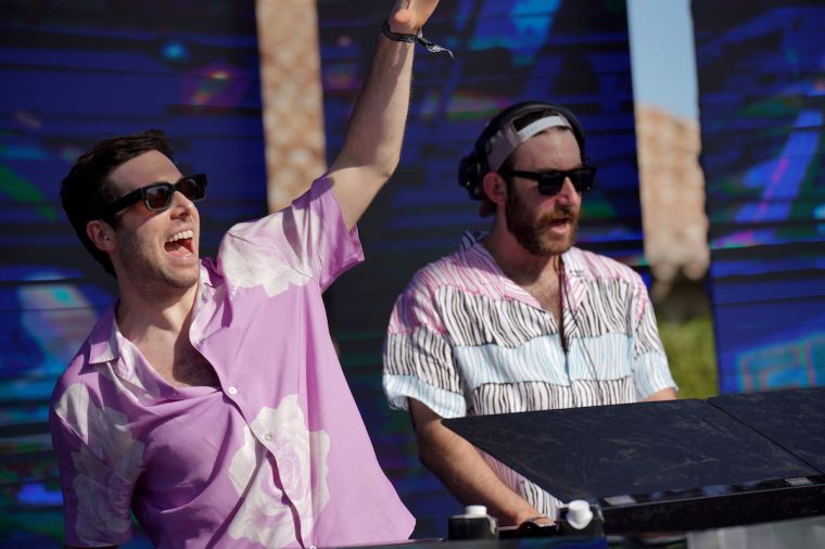 Two Friends Rockin' Out