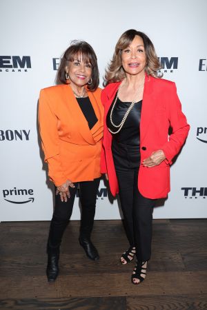 Scherrie Payne and Freda Payne attend Prime Video It Girl Brunch honoring Pam Grier with Deborah Ayorinde