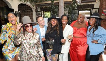 Olay Noel, Cree Summer, Paula Patton, Danielle Young and Gia Peppers attend Prime Video It Girl Brunch honoring Pam Grier with Deborah Ayorinde