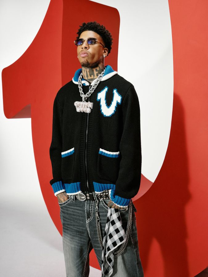 True Religion Exaggerated Icons Campaign starring NLE Choppa, Flo Milli and Yaisel LM