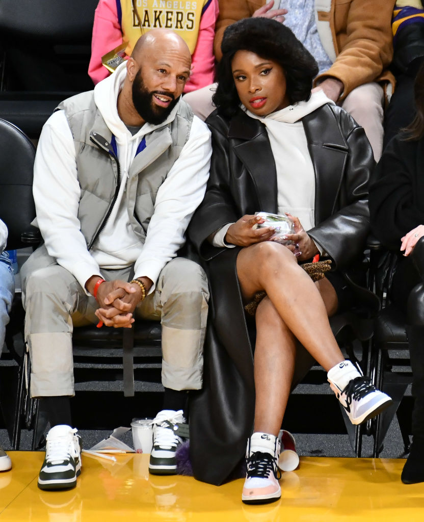 Celebrities At The Los Angeles Lakers Game