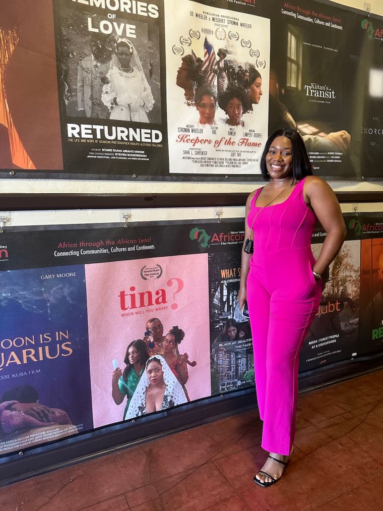 Celestina Aleobua met her creative partner Naira Adedeji at SVAFF